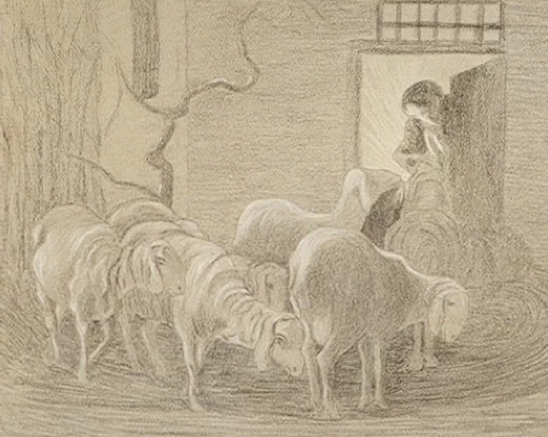 Ritorno all'ovile, 1891 - 1892], Museo Segantini, St. Moritz